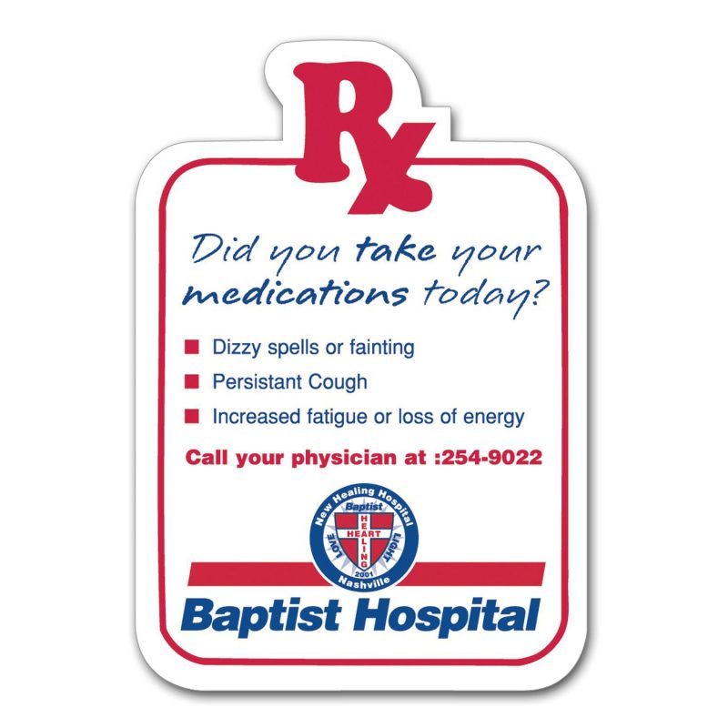 Custom Rx Healthcare Shape Magnet