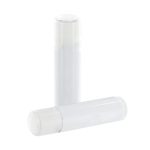 Custom SPF 15 Lip Balm in White Tube and Full Color Dome Lid - 1