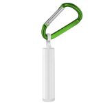 Custom SPF 15 Lip Balm in White Tube with Hook Cap and Carabiner - 4