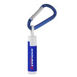 Custom SPF 15 Lip Balm in White Tube with Hook Cap and Carabiner - 9