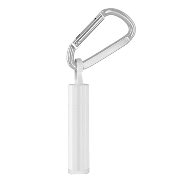 Custom SPF 30 Soy Lip Balm with Carabiner - 1