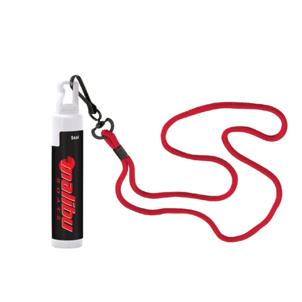Custom SPF 30 Soy Lip Balm with Lanyard - 4