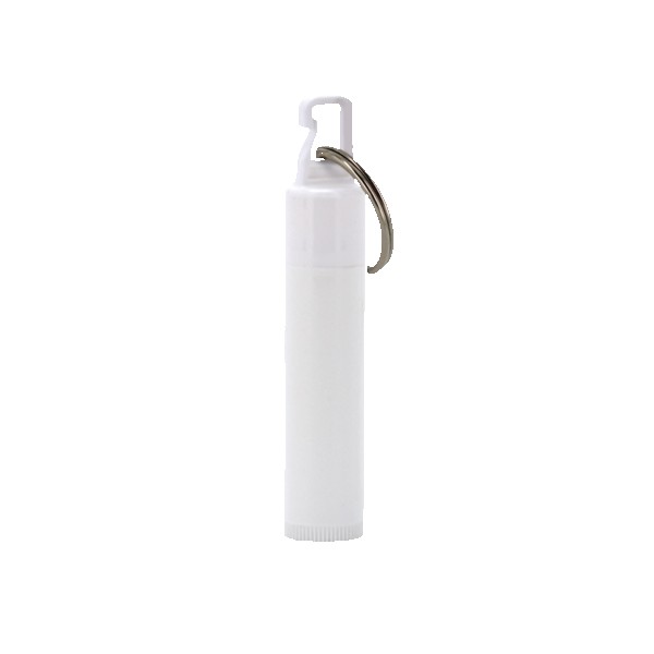 Custom SPF 30 Soy Lip Balm with Metal Split-Ring - 1