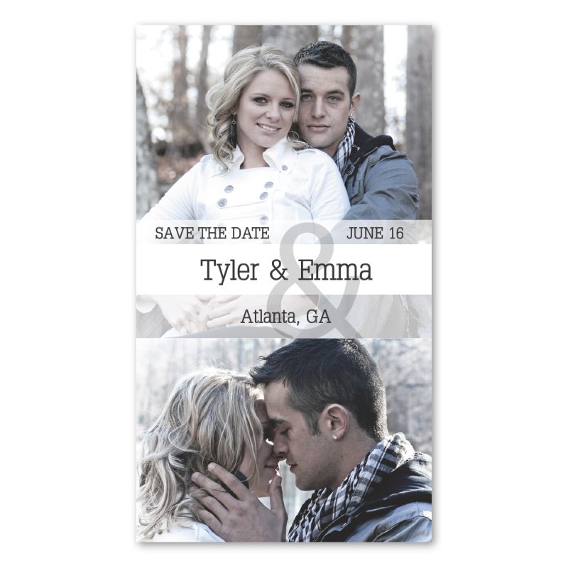 Custom Save The Date Magnet 7 x 4