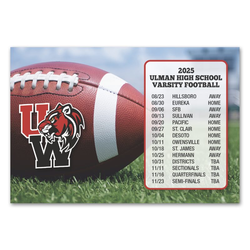 Custom Schedule Magnet 4 x 5-7/8