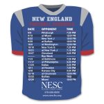 Custom Schedule Team Jersey Magnet