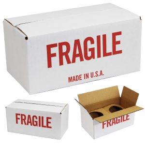 Custom Single Unit White Mug Mailer Box With 1 Insert