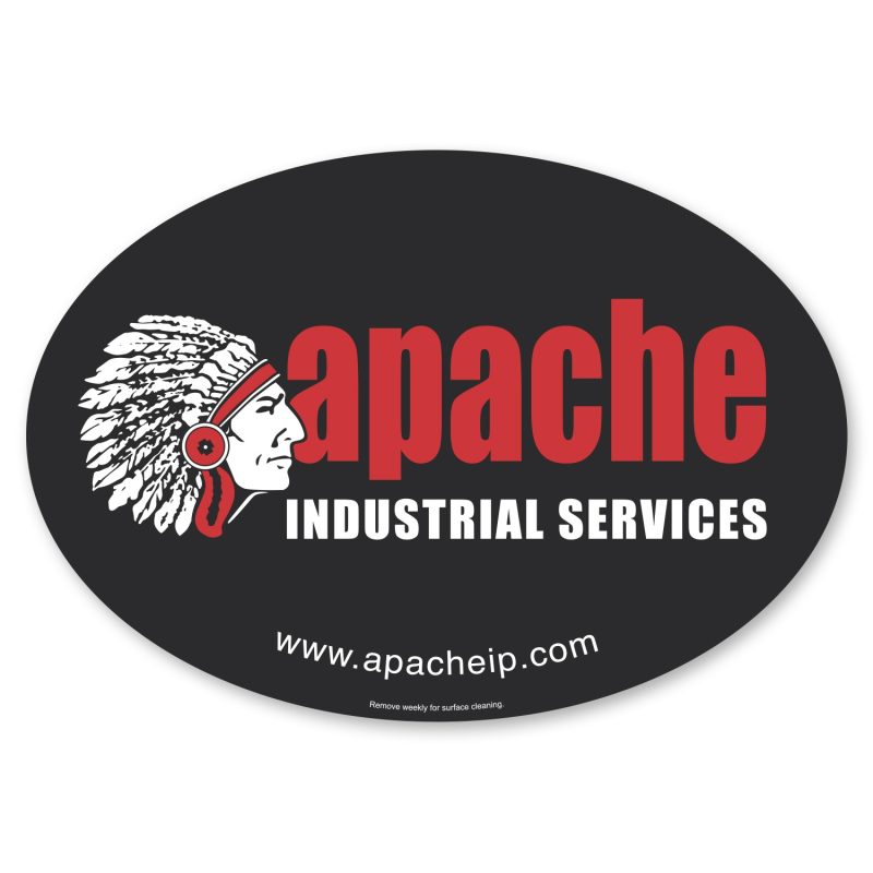 Custom Small Oval Car Sign Magnet