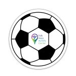 Custom Soccer Ball Shaped NoteKeeper™ Magnet 20 Mil