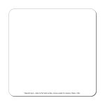 Custom Square 5" x 5" Magnetic Sign - Full-Color - 1