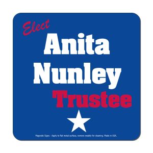 Custom Square 5" x 5" Magnetic Sign - Screen Print