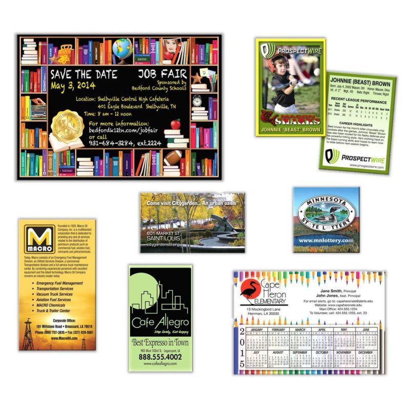 Custom Square Corner Flat Flexible Magnet up to 19 Sq In