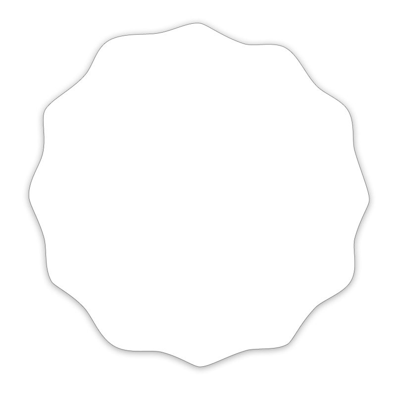 Custom Sun Shaped NoteKeeper™ Magnet 20 Mil - 1