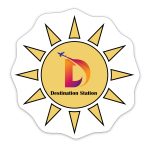 Custom Sun Shaped NoteKeeper™ Magnet 20 Mil