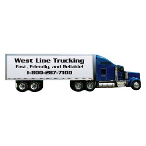 Custom Tractor Trailer Magnet
