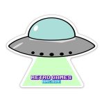 Custom UFO Shaped NoteKeeper™ Magnet 35 Mil