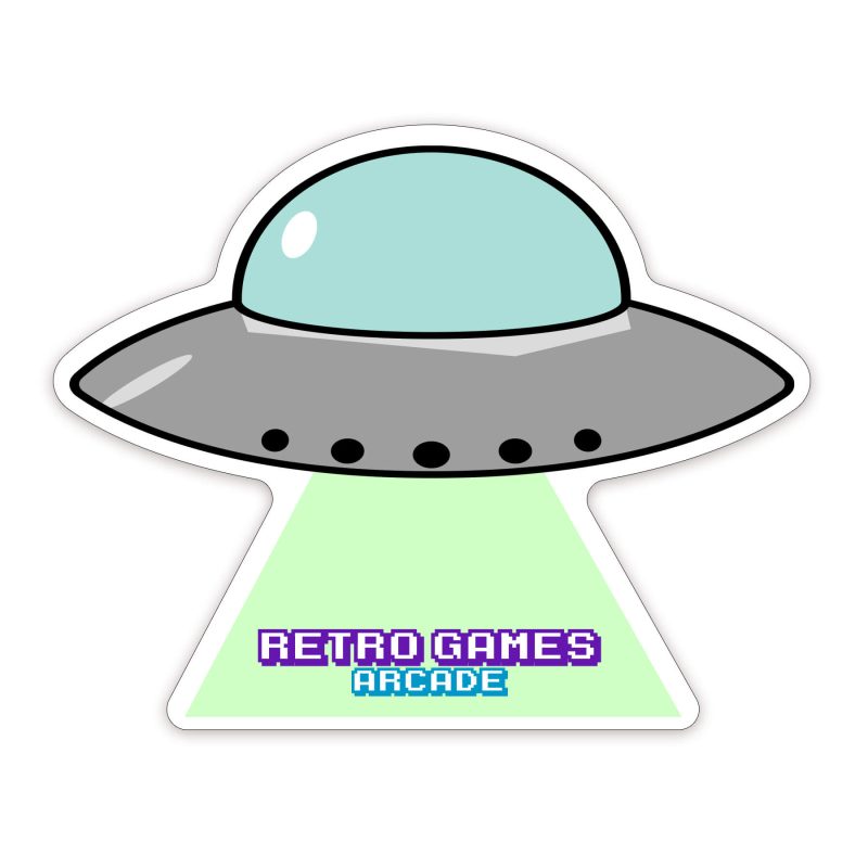 Custom UFO Shaped NoteKeeper™ Magnet 35 Mil
