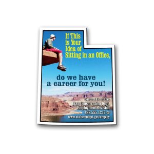 Custom Utah State Magnet