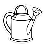 Custom Watering Can Shaped NoteKeeper™ Magnet 35 Mil - 2