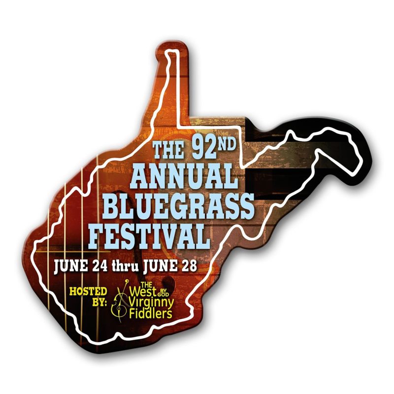 Custom West Virginia State Magnet