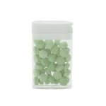Custom 1 1/2" x 2 1/2" Rectangular Flip-Top Mint Dispenser - 1