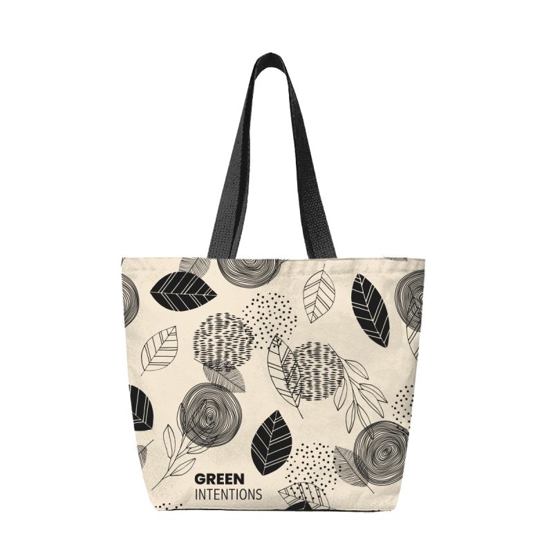 Custom 14 Oz. Recycled Canvas Tote Bag - 3