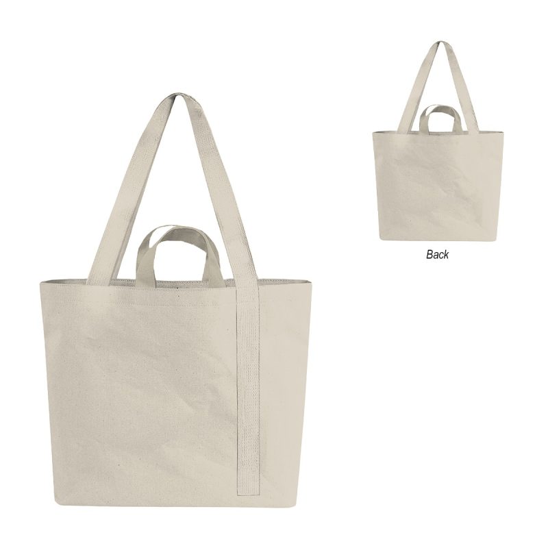 Custom 14 Oz. Recycled Mono-strap Canvas Tote Bag - 1