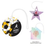 Custom Acrylic Bag Tag - Custom Shape 4" - 2