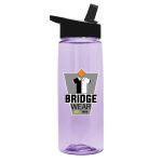 Custom Garyline® Flair Tritan® Bottle with Flip-Straw Lid - 26 oz. - 1