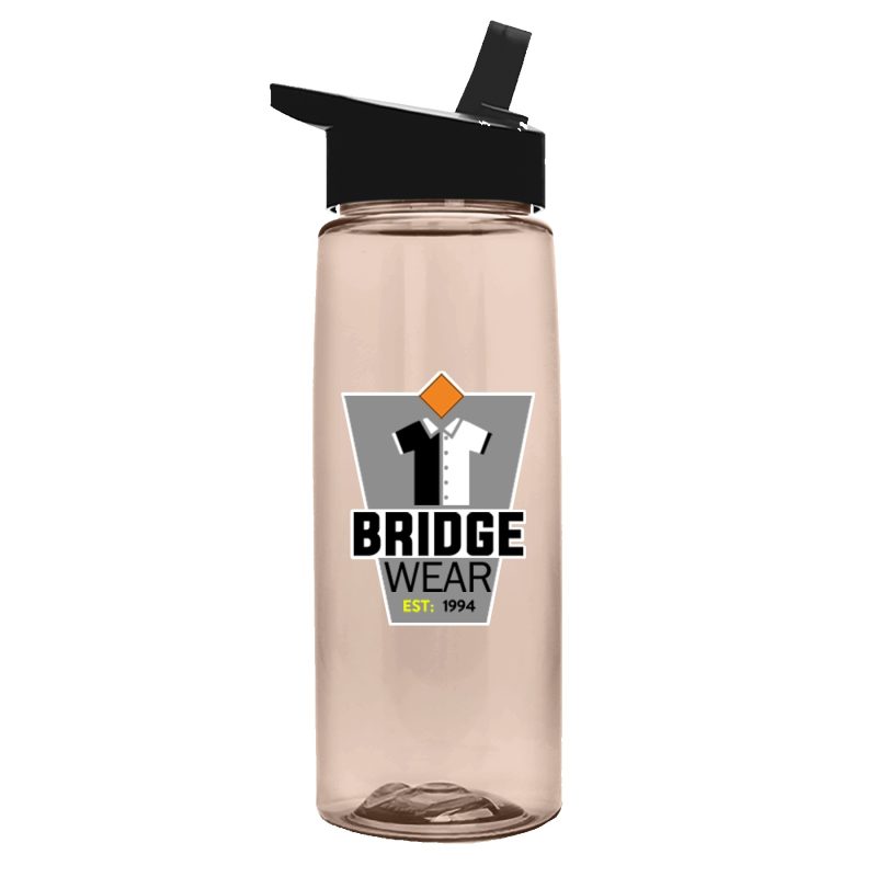 Custom Garyline® Flair Tritan® Bottle with Flip-Straw Lid - 26 oz. - 2