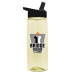Custom Garyline® Flair Tritan® Bottle with Flip-Straw Lid - 26 oz. - 4