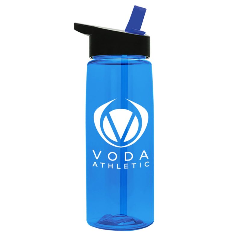 Custom Garyline® Flair Tritan® Bottle with Flip-Straw Lid - 26 oz. - 6