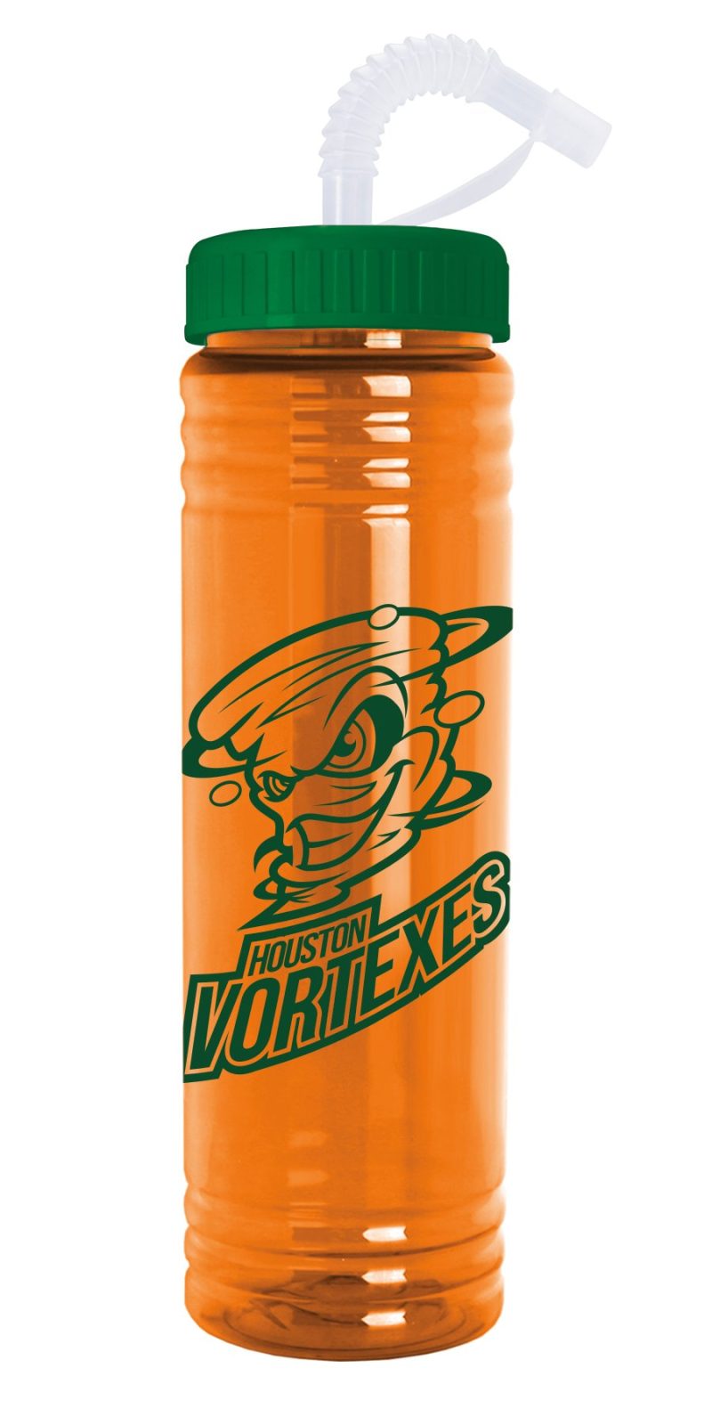 Custom Garyline® Slim Fit Water Bottle With Straw Lid - 24 oz. - 5