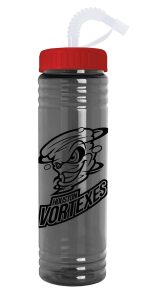 Custom Garyline® Slim Fit Water Bottle With Straw Lid - 24 oz. - 7