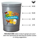 Custom Garyline® The Cold One Steel Chill Party Cup - 16 oz. - 4