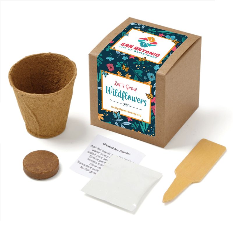 Custom Growables Planter in Kraft Gift Box (Custom) - 2