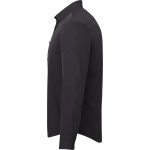 Custom Men's UNTUCKit Black Stone Wrinkle-Free Long Sleeve Slim-Fit Button Up Shirt - 5