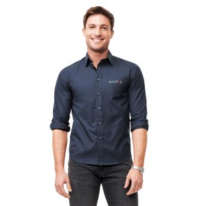 Custom Men's UNTUCKit Castello Wrinkle-Free Long Sleeve Slim-Fit Button Up Shirt