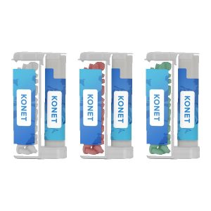 Custom Sugar Free Mints in a Rectangular Flip-Top Duo w/ Natural Lip Moisturizer