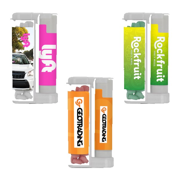 Sugar-Free-Mints-in-a-Rectangular-Flip-Top-Duo-w-SPF-15-Lip-Balm-SMNPPB-ZLBPWT Custom Sugar Free Mints in a Rectangular Flip-Top Duo w/ SPF 15 Lip Balm