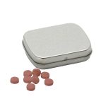 Custom Sugar Free Mints in a Small Rectangular Hinged Tin - 8