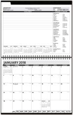 Custom The President™ HardCover Monthly Planner (11"x8.5") - 2