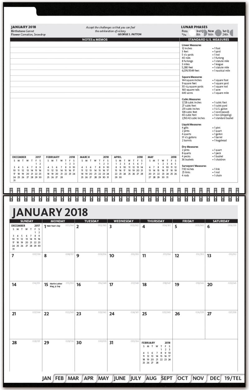 Custom The President™ HardCover Monthly Planner (11"x8.5") - 2