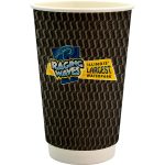Custom 16 oz. Full Color Wave Paper Cup - 2