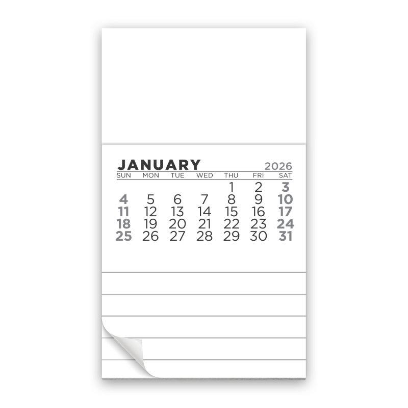 Custom Add-A-Pad 12 Month Calendars - 1