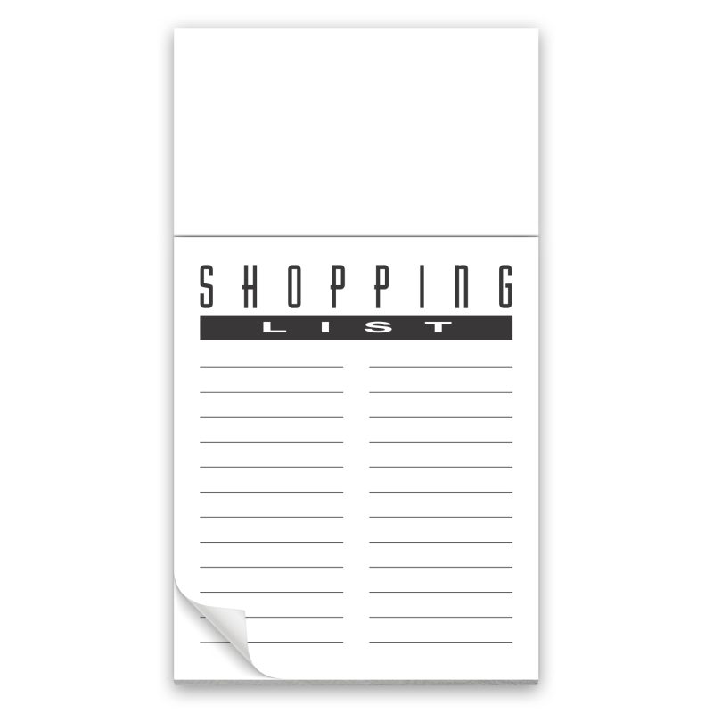 Custom Add-A-Pad 50 sheet Shopping List - 1