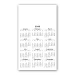 Custom Calendar Sq Crnr Magnet 2-29/32 x 4-15/16 - 1