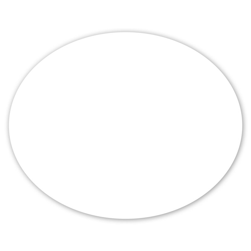Custom Car Sign Oval Magnet 5 x 4 - 1