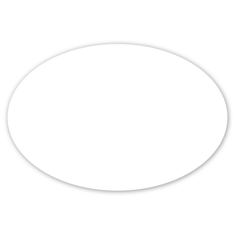 Custom Car Sign Oval Magnet 6 x 4 - 1