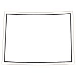 Custom Colorado State Magnet - 1